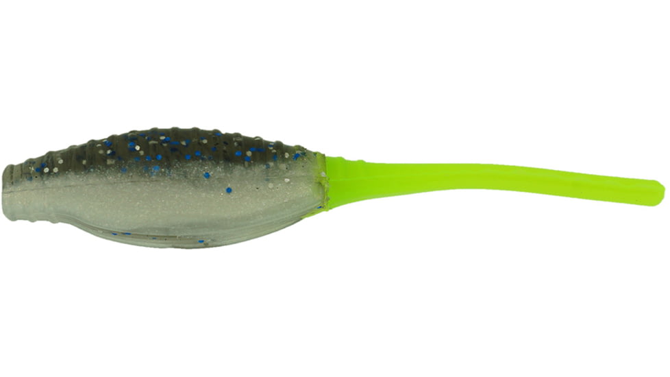 Bass Assassin Tiny Pro Shad Assasin Swimbaits, 15, 2in, Blue Thunder/Chartreuse Tail, PTS69271