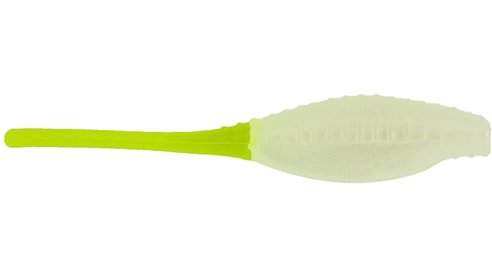 Bass Assassin Tiny Pro Shad Assasin Swimbaits, 15, 2in, Pearl/Chartreuse Tail, PTS69256