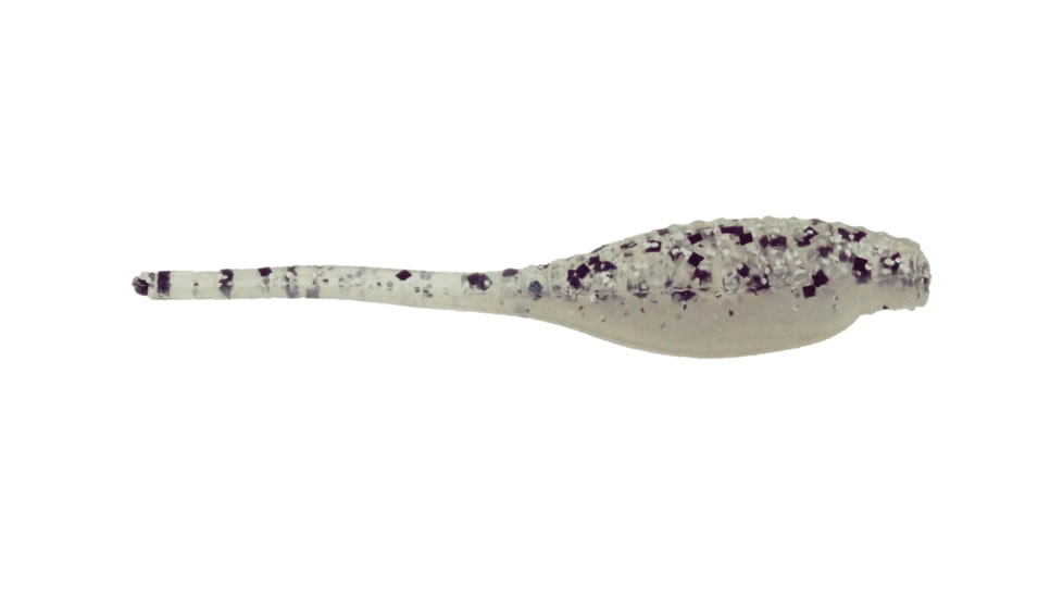 Bass Assassin Tiny Pro Shad Assasin Swimbaits, 15, 2in, Salt &amp; Pepper Silver Phantom, PTS69336