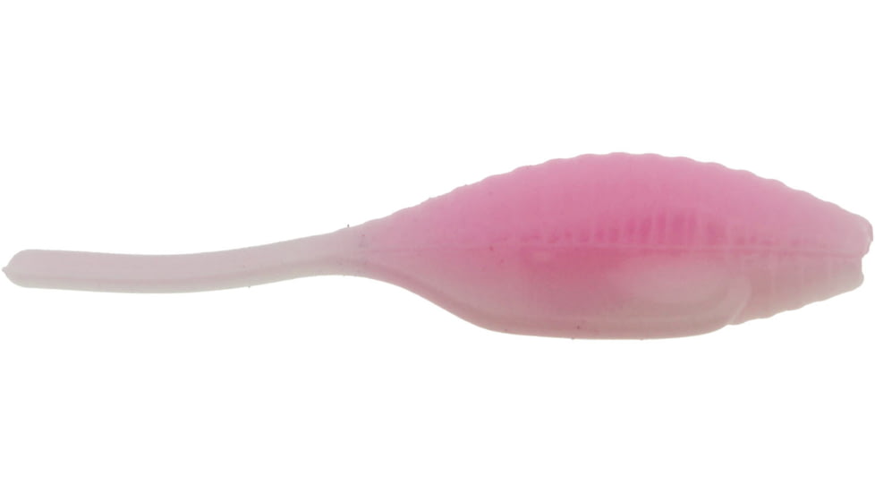 Bass Assassin Tiny Shad Swimbait, 1.5in, 15 per Pack, Pink/White Floater, 1.5, SA01340
