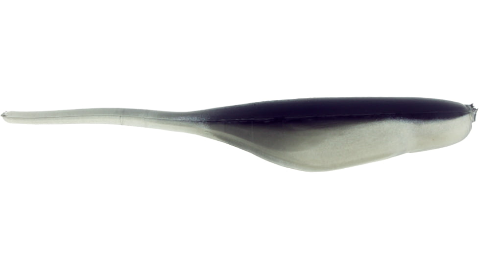 Bass Assassin Walleye Assassin Baby Shad, 3in, 10 per Pack, Black Shad, 3, WS34300