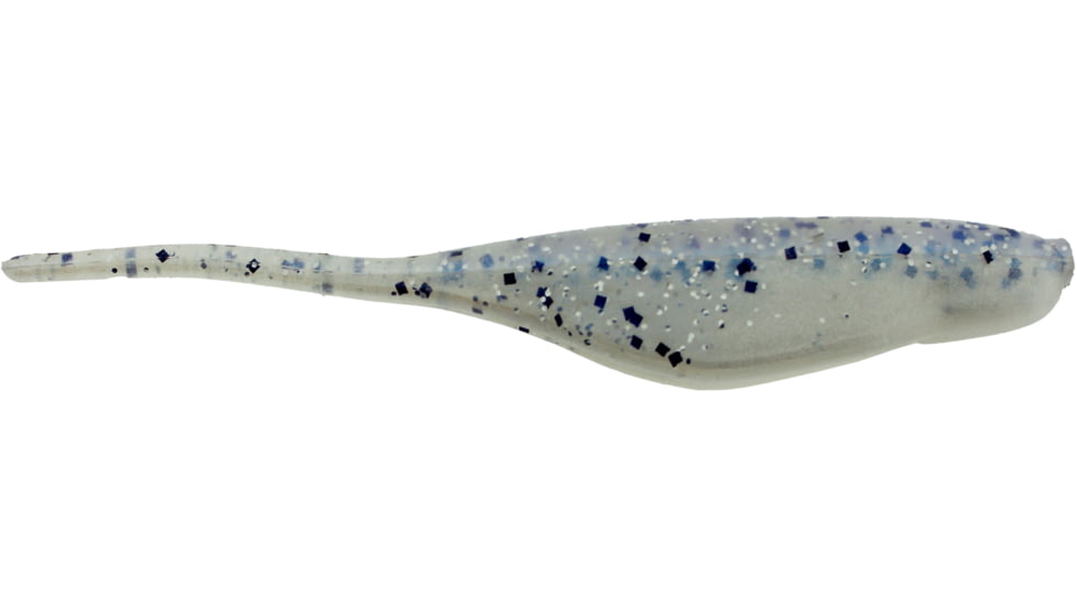 Bass Assassin Walleye Assassin Baby Shad, 3in, 10 per Pack, Crystal Shad, 3, WS34343