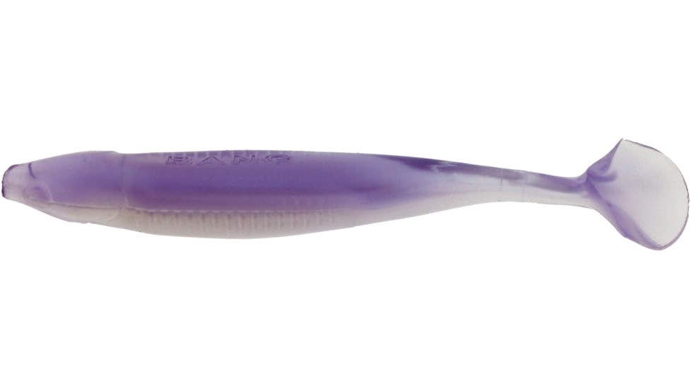 Bass Assassin Walleye Assassin Die Dapper, 3in, 10 per Pack, Albino Shad, 3, WDD82330