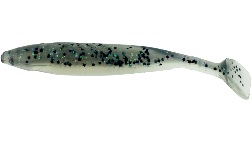 Bass Assassin Walleye Assassin Die Dapper, 3in, 10 per Pack, Grey Ghost, 3, WDD82443