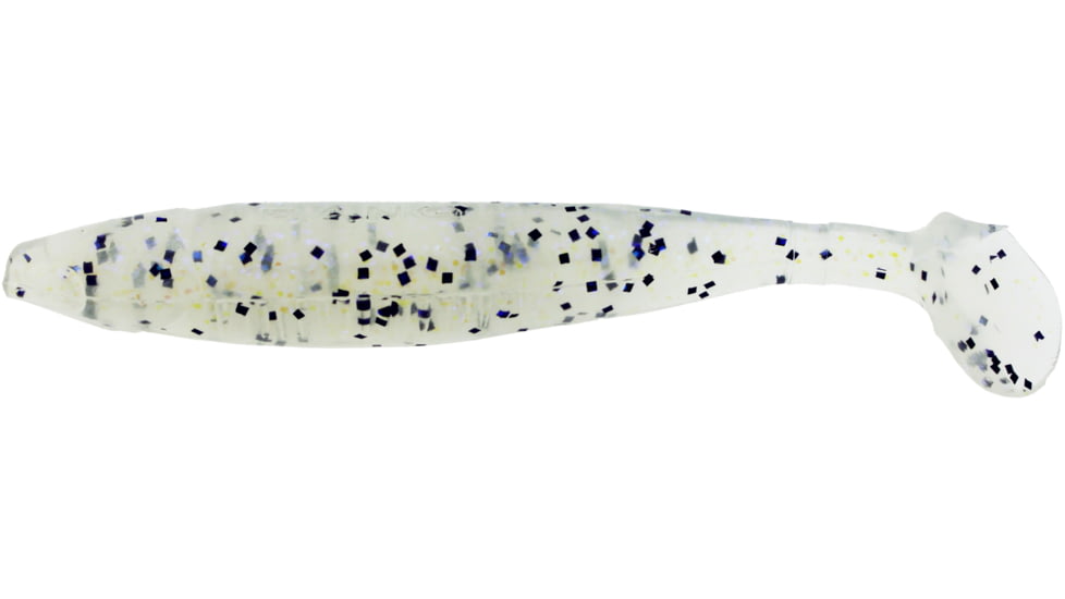 Bass Assassin Walleye Assassin Die Dapper, 3in, 10 per Pack, Violet Moon, 3, WDD82433