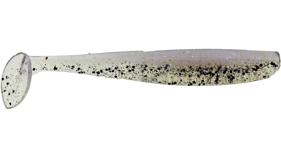 Bass Assassin Walleye Assassin Elite Shiner, 4in, 8 per Pack, Albino Halo, 4, WES50328