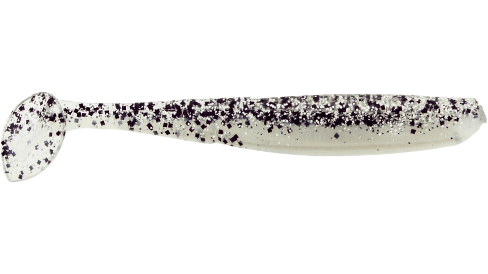 Bass Assassin Walleye Assassin Elite Shiner, 4in, 8 per Pack, Salt &amp; Pepper Silver Phantom, 4, WES50336