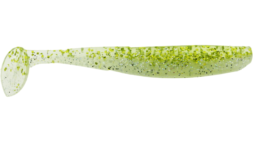 Bass Assassin Walleye Assassin Elite Shiner, 4in, 8 per Pack, Smoke Wagon, 4, WES50339
