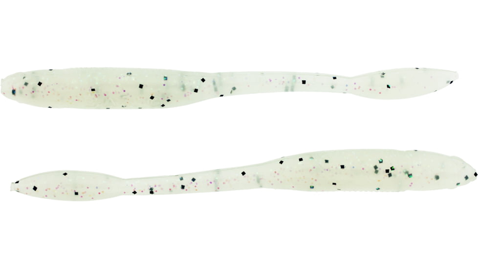 Bass Assassin Walleye Assassin Litl Tapper, 4.5in, 12 per Pack, Green Moon, 4.5, WTO87435