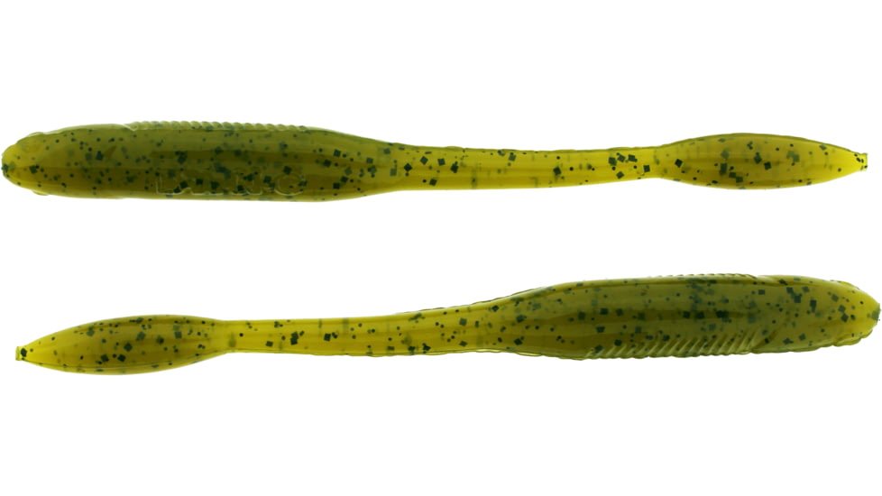 Bass Assassin Walleye Assassin Litl Tapper, 4.5in, 12 per Pack, Green Pumpkin, 4.5, WTO87458