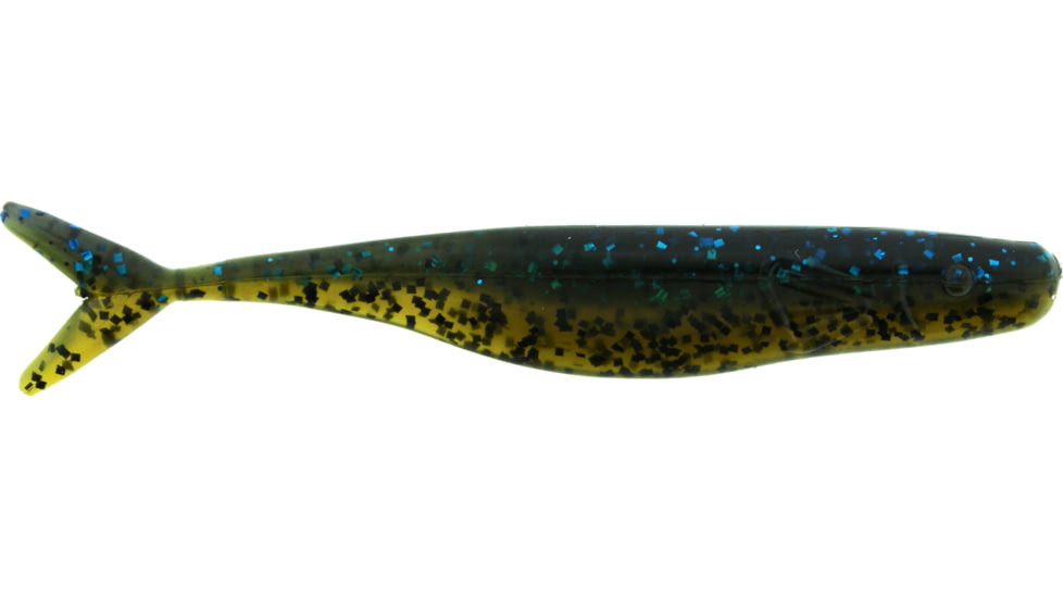 Bass Assassin Walleye Assassin Split Tail Shad, 4in, 10 per Pack, Fugly, 4, WST43590