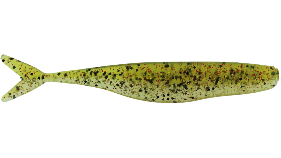 Bass Assassin Walleye Assassin Split Tail Shad, 4in, 10 per Pack, Houdini, 4, WST43466