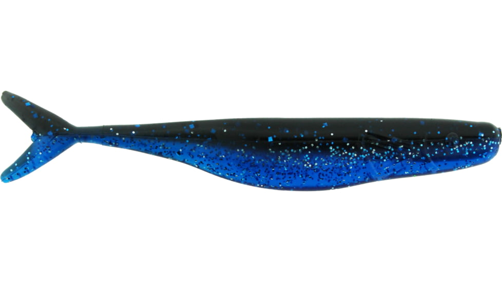 Bass Assassin Walleye Assassin Split Tail Shad, 4in, 10 per Pack, St Johns Special, 4, WST43536