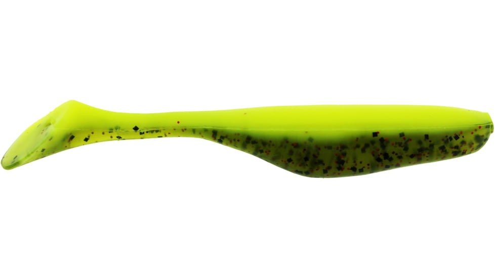 Bass Assassin Walleye Assassin Turbo Shad, 4in, 10 per Pack, Calcasieu Brew, 4, WA32326