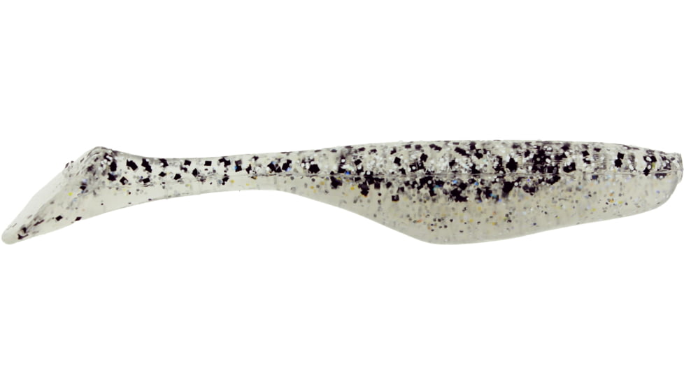 Bass Assassin Walleye Assassin Turbo Shad, 4in, 10 per Pack, Cool Ice, 4, WA32329