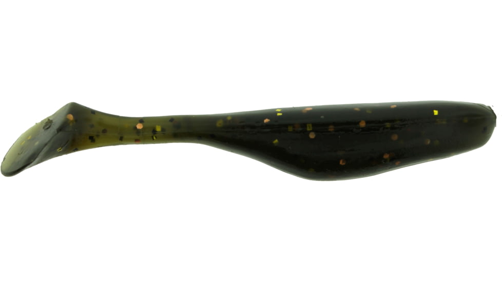 Bass Assassin Walleye Assassin Turbo Shad, 4in, 10 per Pack, Golden Bream, 4, WA32425