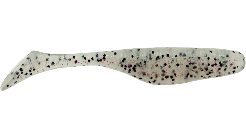 Bass Assassin Walleye Assassin Turbo Shad, 4in, 10 per Pack, Green Moon, 4, WA32435