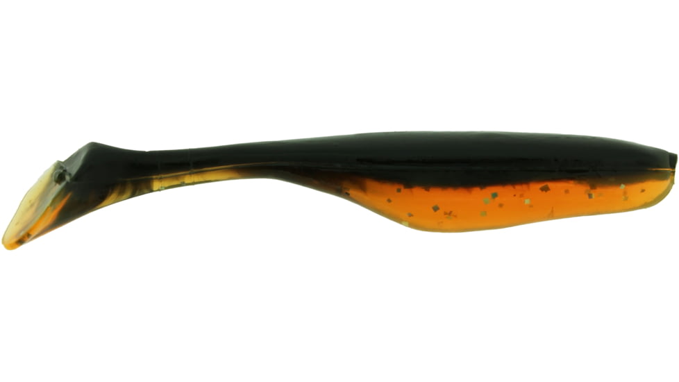 Bass Assassin Walleye Assassin Turbo Shad, 4in, 10 per Pack, Halloween, 4, WA32550