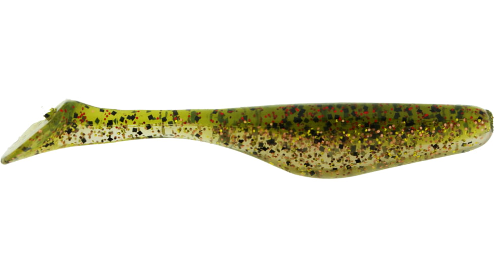 Bass Assassin Walleye Assassin Turbo Shad, 4in, 10 per Pack, Houdini, 4, WA32394