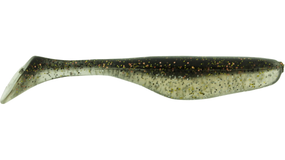 Bass Assassin Walleye Assassin Turbo Shad, 4in, 10 per Pack, Mama's 14K, 4, WA32312