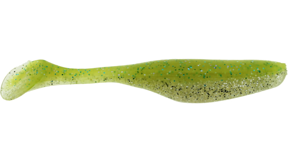 Bass Assassin Walleye Assassin Turbo Shad, 4in, 10 per Pack, Meat Hook, 4, WA32338