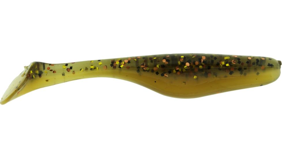 Bass Assassin Walleye Assassin Turbo Shad, 4in, 10 per Pack, Molting, 4, WA32516