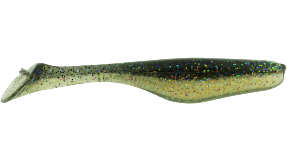 Bass Assassin Walleye Assassin Turbo Shad, 4in, 10 per Pack, Rainbow Shad, 4, WA32462