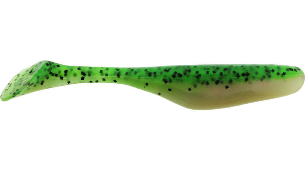 Bass Assassin Walleye Assassin Turbo Shad, 4in, 10 per Pack, Rainbow Trout, 4, WA32332