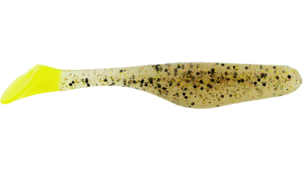 Bass Assassin Walleye Assassin Turbo Shad, 4in, 10 per Pack, Salty Chicken, 4, WA32281