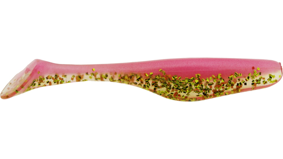 Bass Assassin Walleye Assassin Turbo Shad, 4in, 10 per Pack, Texas Hippie, 4, WA32542