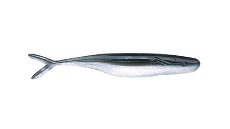Bass Assassin Walleye Shad Shad, 10, 4in, Black, WST43300