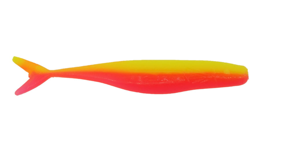 Bass Assassin Walleye Shad Shad, 10, 3in, Candy Corn, WST43305