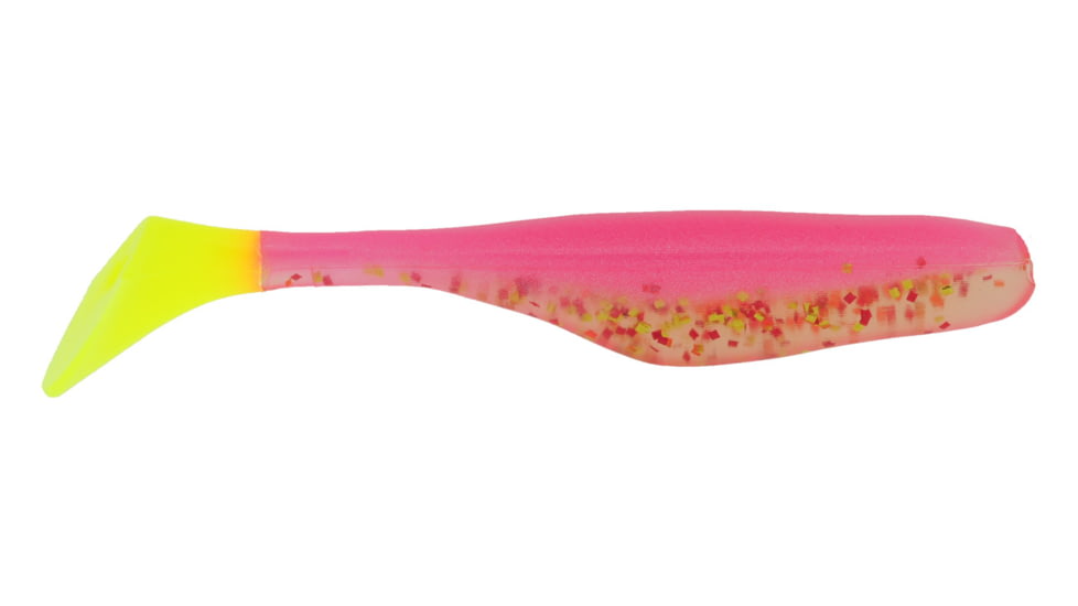 Bass Assassin Walleye Turbo Shad, 10, 4in, Butt Naked, WA32275
