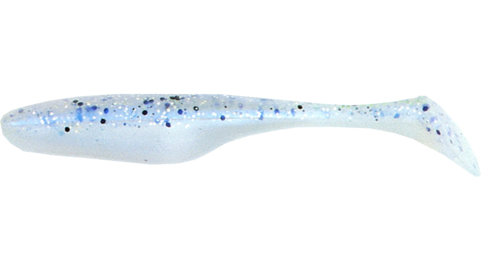 Bass Assassin Z-Hog Soft Bait, 10, 4in, Crystal Shad, WA32343