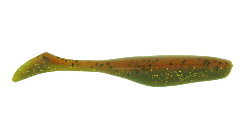 Bass Assassin Walleye Turbo Shad, 10, 4in, Mudbug, WA32517