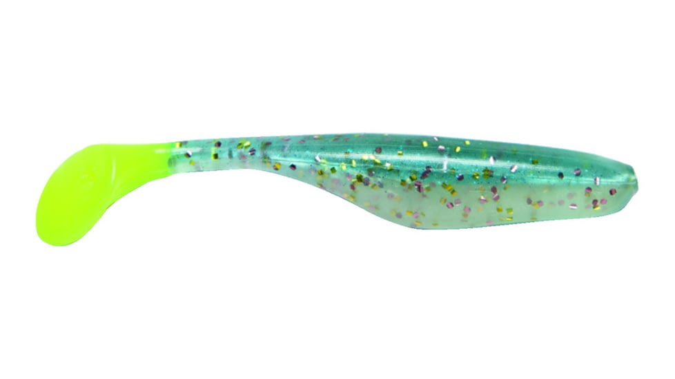 Bass Assassin Walleye Turbo Shad, 10, 4in, Sexy Shad, WA32263