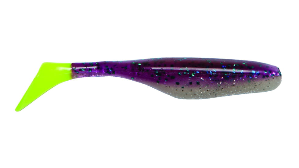 Bass Assassin Walleye Turbo Shad, 10, 4in, Slammin Chicken, WA32265