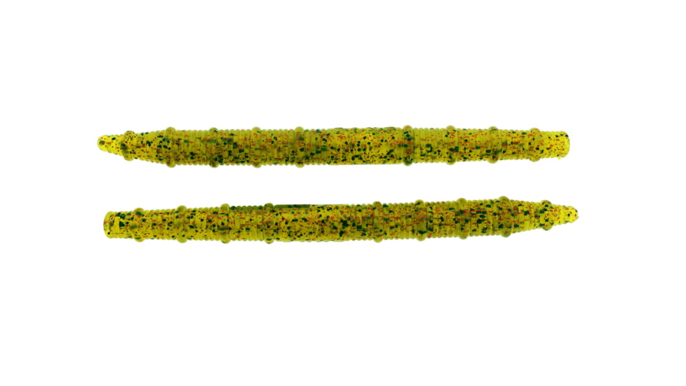 Bass Assassin XX Fat Job Soft Bait, 6, 4in, Watermelon/Red Glitter, XXFJ55410