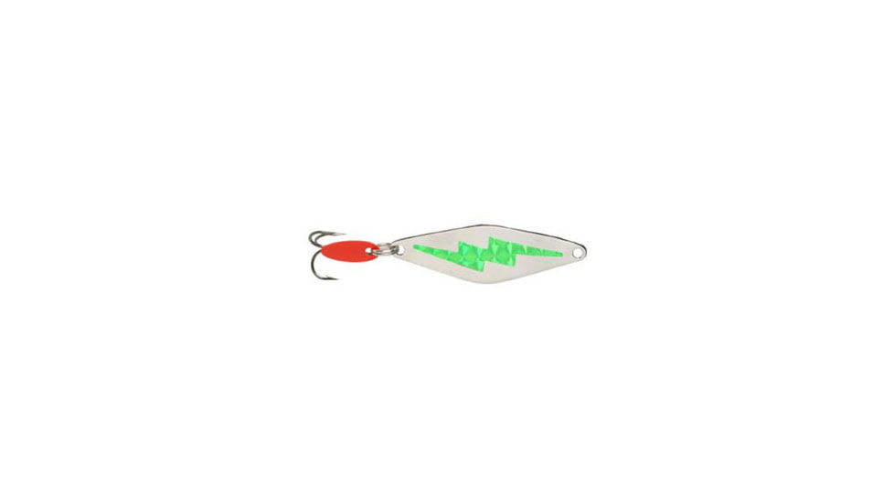 Swedish Pimple Do-Jigger Casting/Trolling Spoon, 1/6 oz, 1-3/4 in, Prism Chartreuse  Zap, 1DJCH