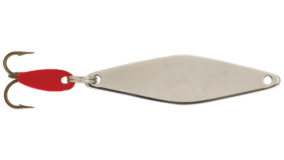 Swedish Pimple Do-Jigger Casting/Trolling Spoon, 1/6 oz, 1-3/4 in, Nickel, 1DJN