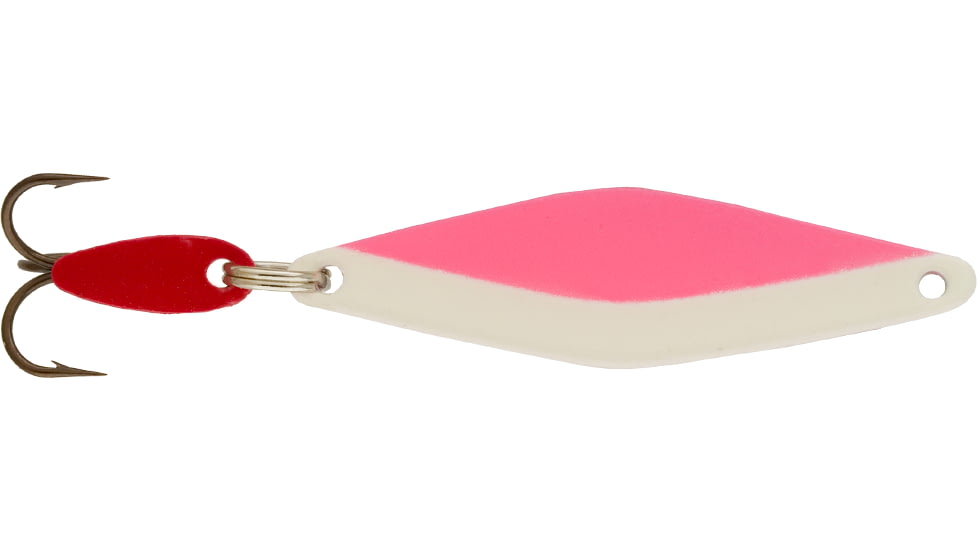 Bay de Noc Do-Jigger Casting/Trolling Spoon, Pink Glow, 1/6oz, 1-3/4in, 1DJ-PinkGlo