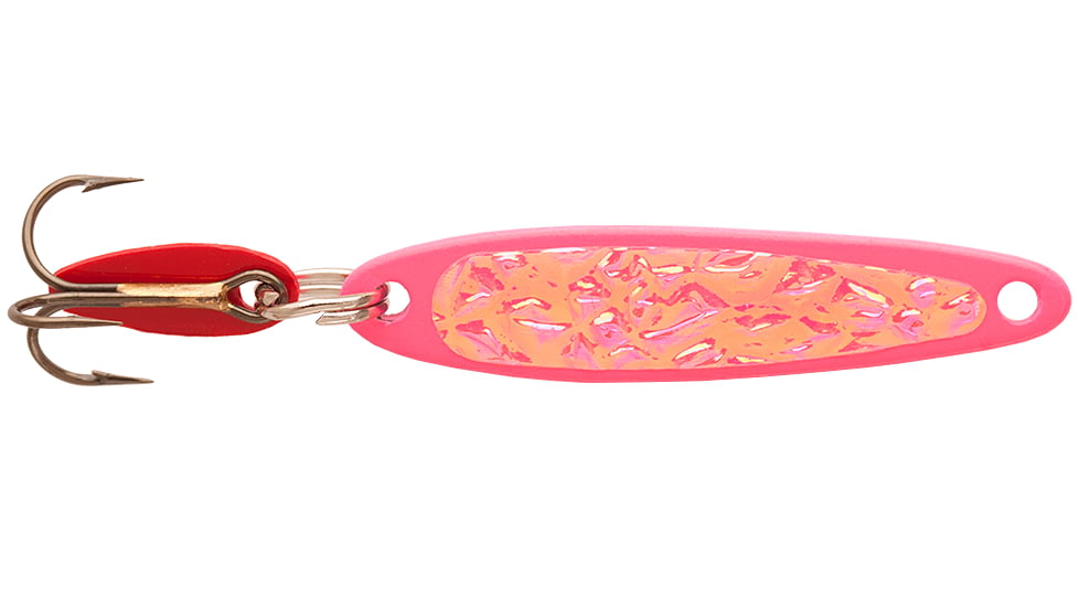 Swedish Pimple Jigging Lure, 1/10 oz, 1 in, Pink Ice, 2PINKICE