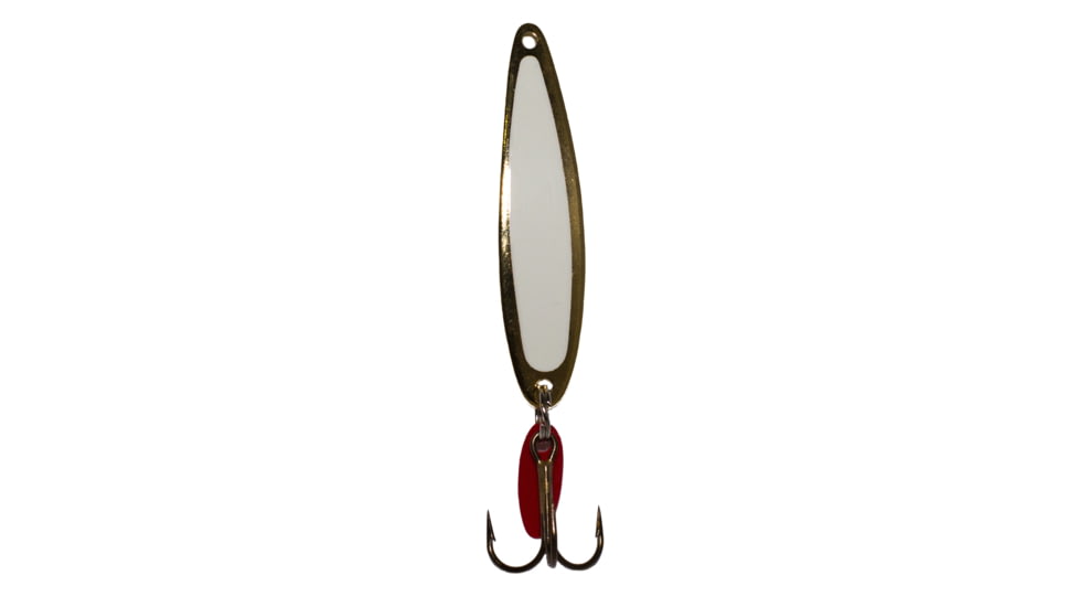 Bay de Noc Swedish Pimple Jigging Lure, Glow/Gold, 1/10oz, 1in, 2GGLO