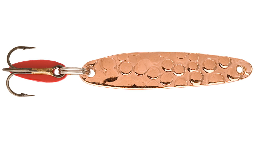 Swedish Pimple Jigging Lure, 1/10 oz, 1 in, Hammered Copper, 2AC