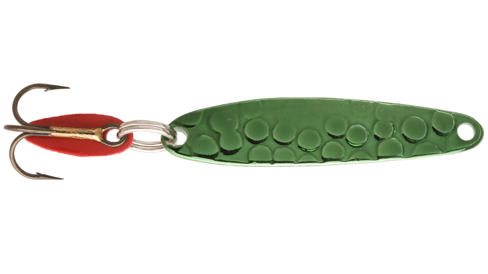 Bay de Noc Swedish Pimple Jigging Lure, Hamm Neon Green, 1/10oz, 1in, 2ANG