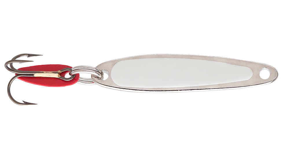 Bay de Noc Swedish Pimple Jigging Lure, Glow/Pearl, 1/10oz, 1in, 2PGLO