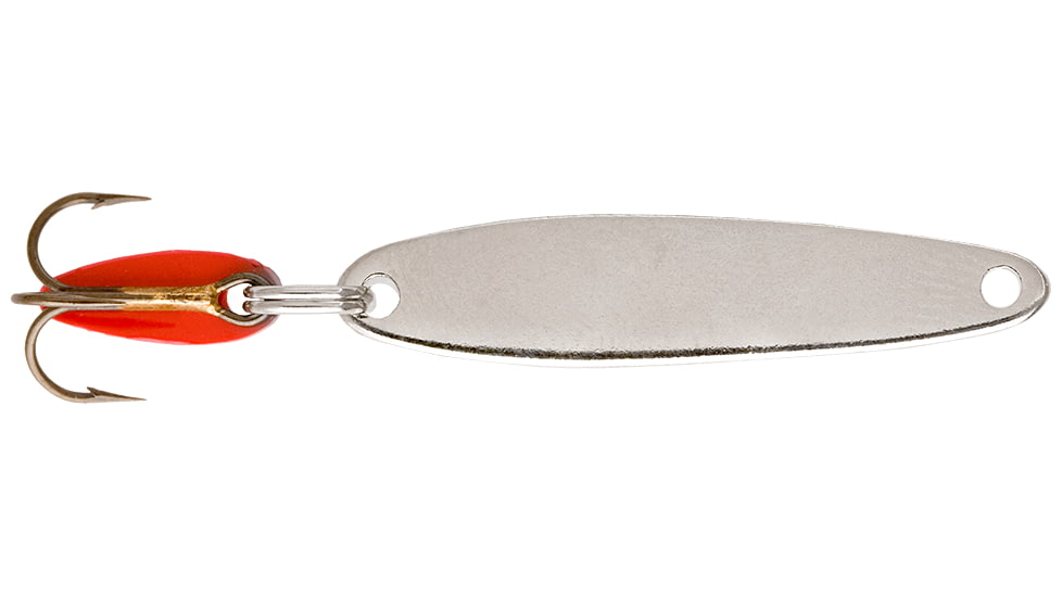 Swedish Pimple Jigging Lure, 1/10 oz, 1 in, Nickel, 2N