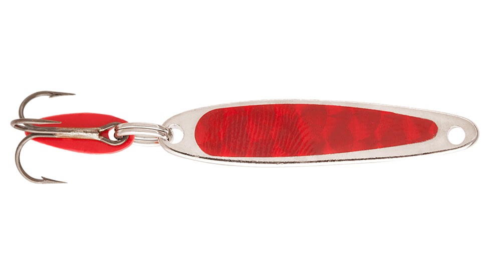 Swedish Pimple Jigging Lure, 1/10 oz, 1 in, Prism Red, 2ZR