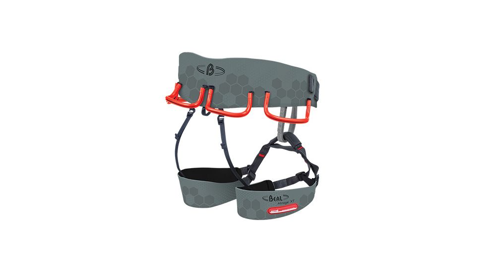 Beal Mirage Recco XT Harness, Grey/Red, 1, 492771
