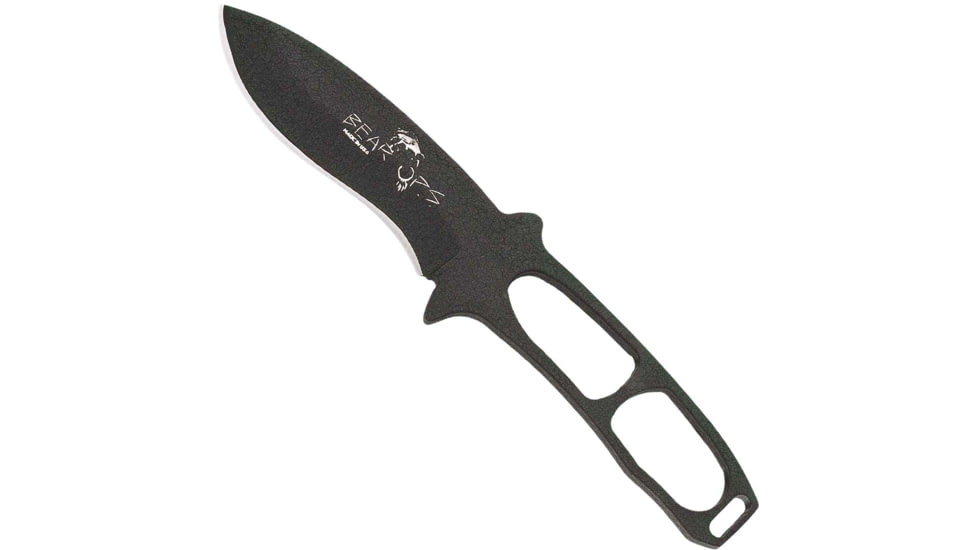 Bear OPS Constant Fixed Blade Knife, 2.88in, 1095 Carbon Steel, Black Epoxy Powder Coating Handle, CC-400-B